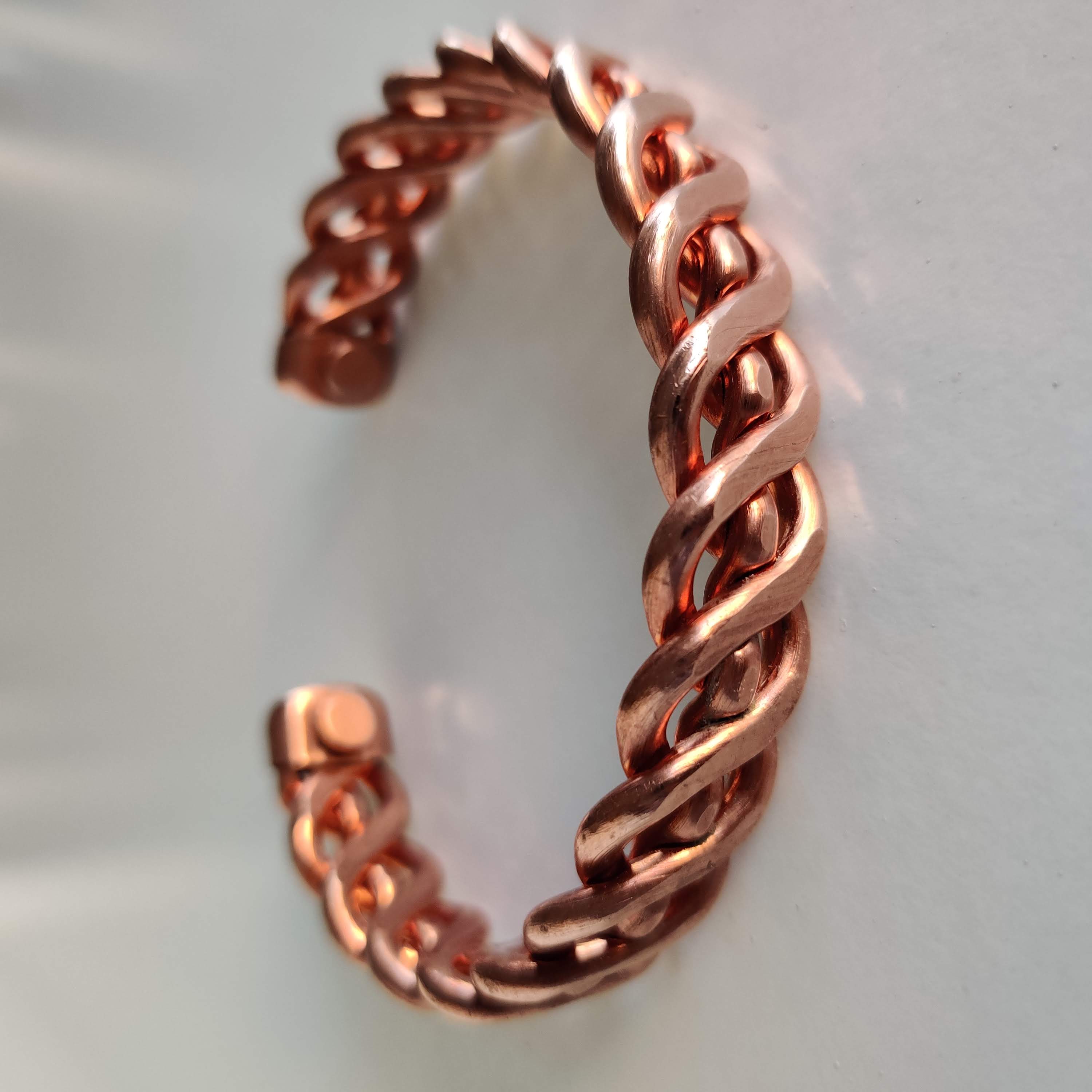 Pure Woven Copper Magnetic Bracelet - Rivendell Shop