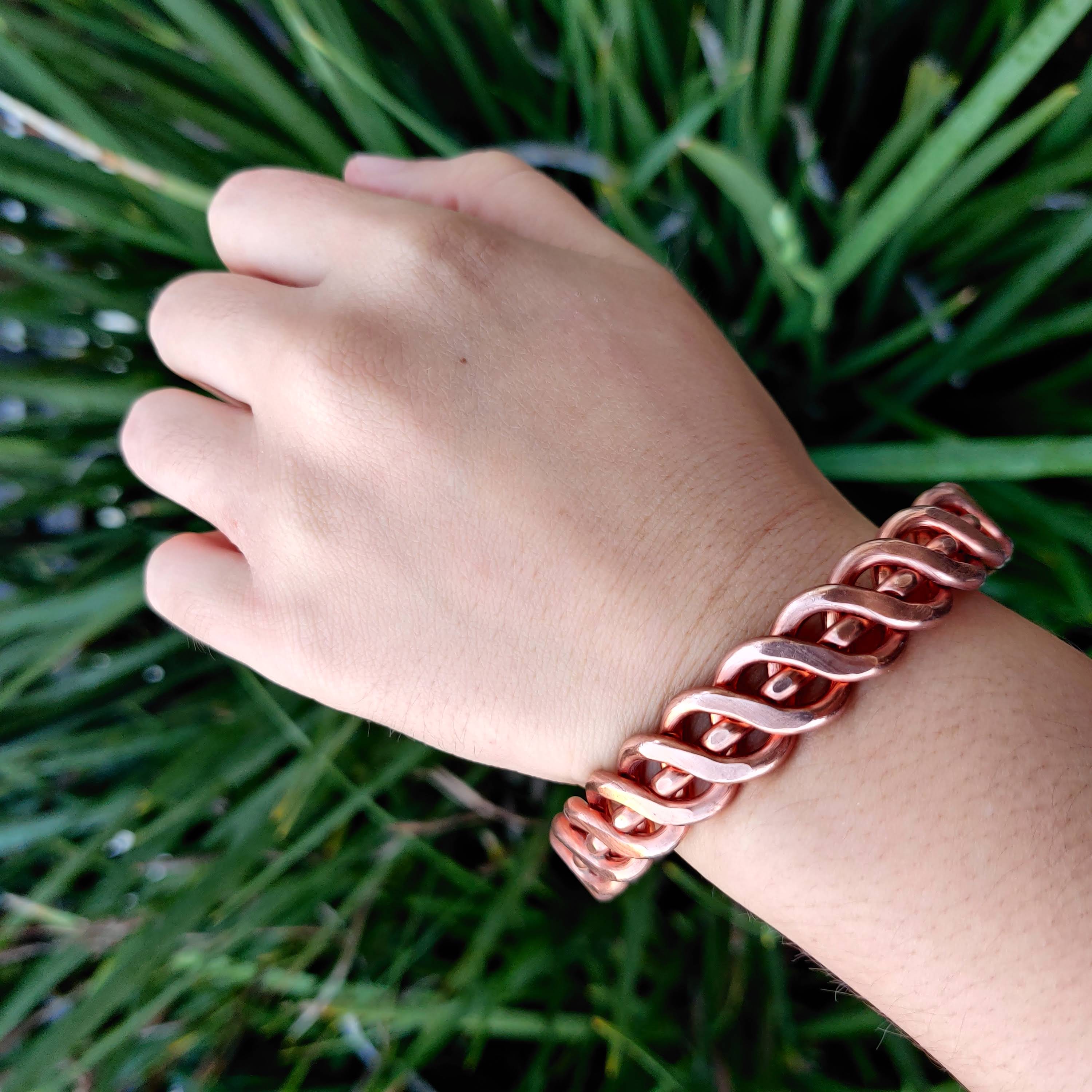 Pure Woven Copper Magnetic Bracelet - Rivendell Shop