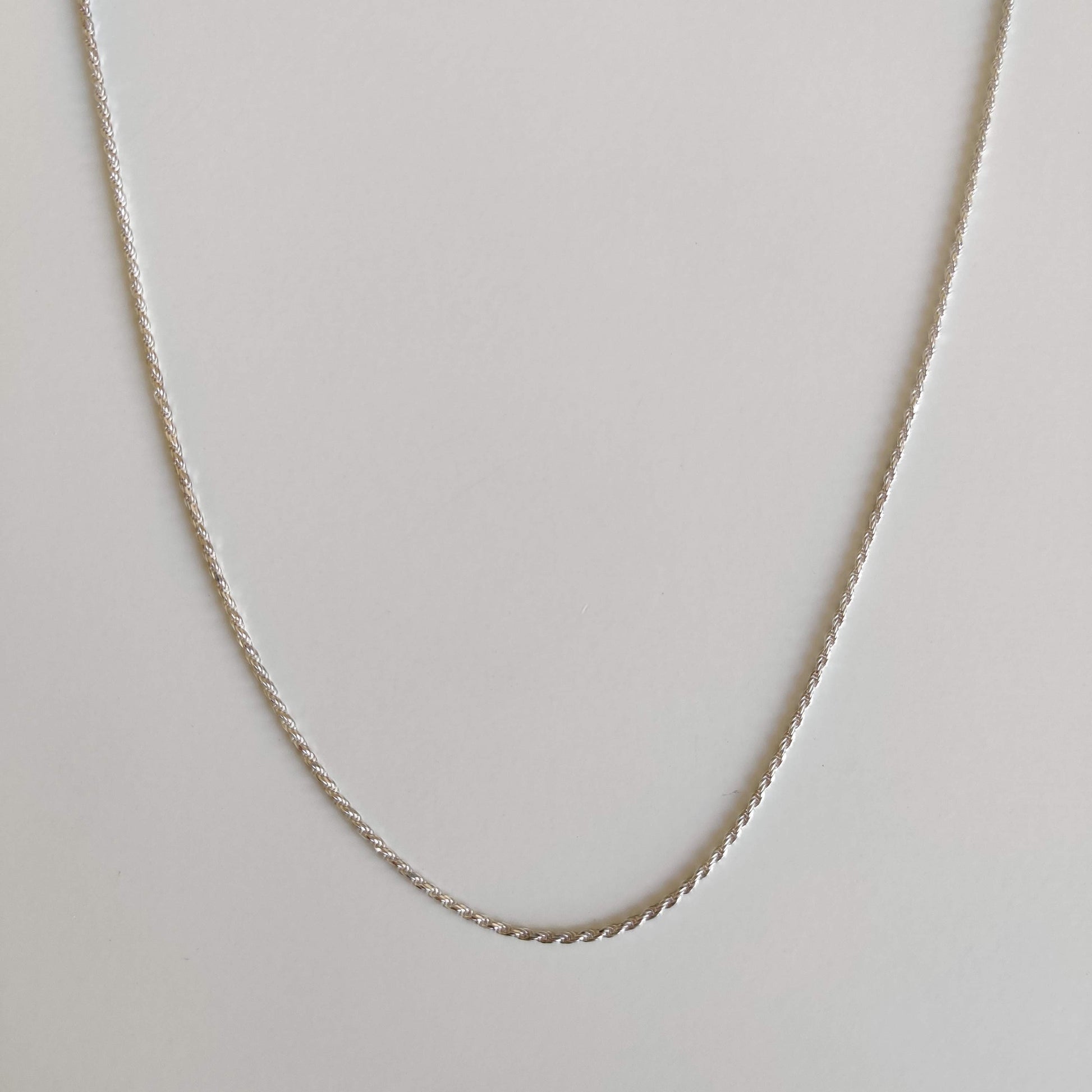 Sterling Silver 925 Spiga Chain Necklace - Rivendell Shop