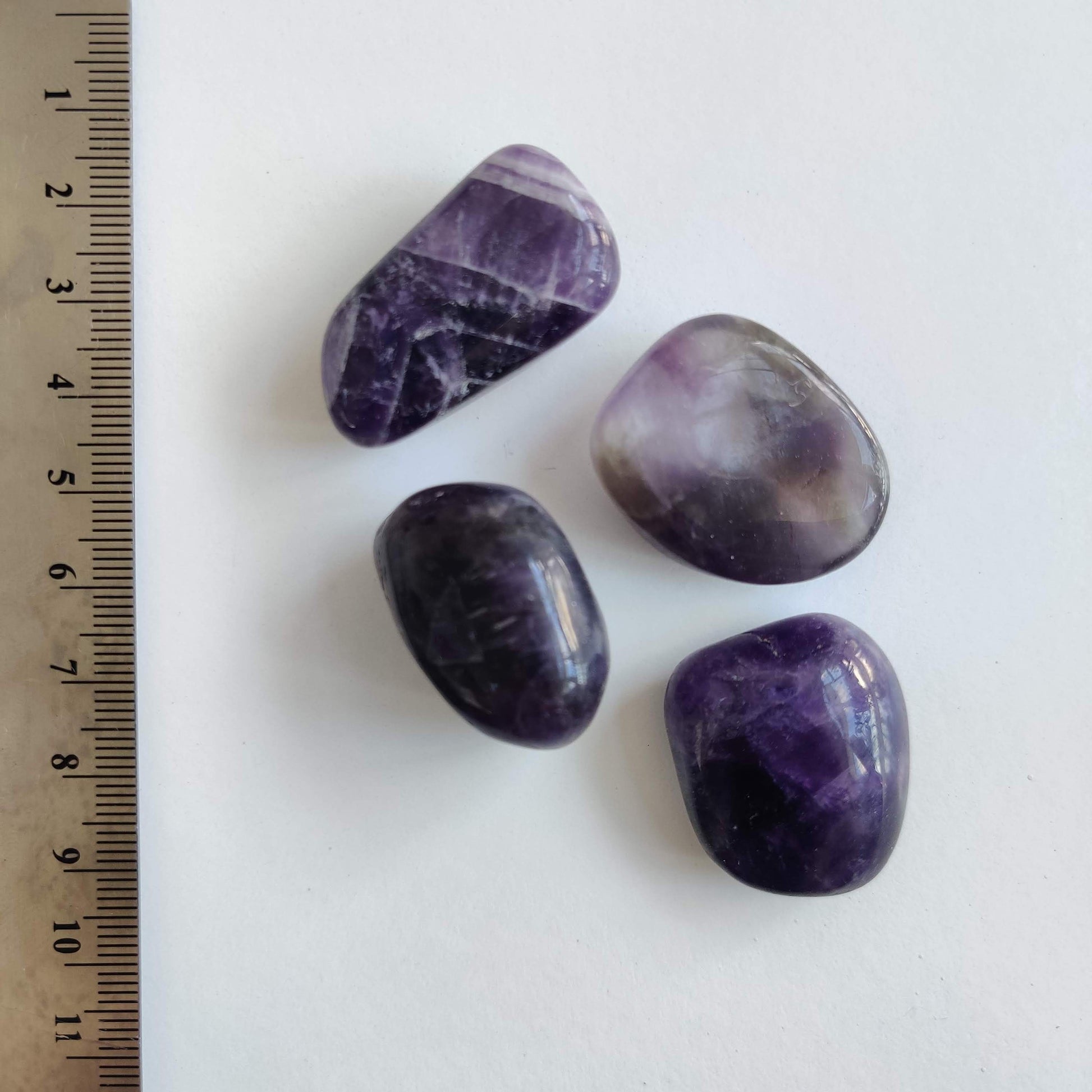 Dark Amethyst Tumbled Crystal (2-3cm) - Rivendell Shop