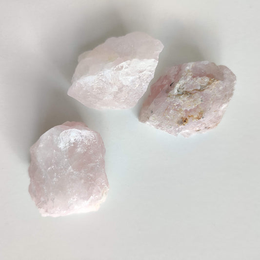 Rose Quartz Rough Tumbled Crystal (2-3cm) - Rivendell Shop