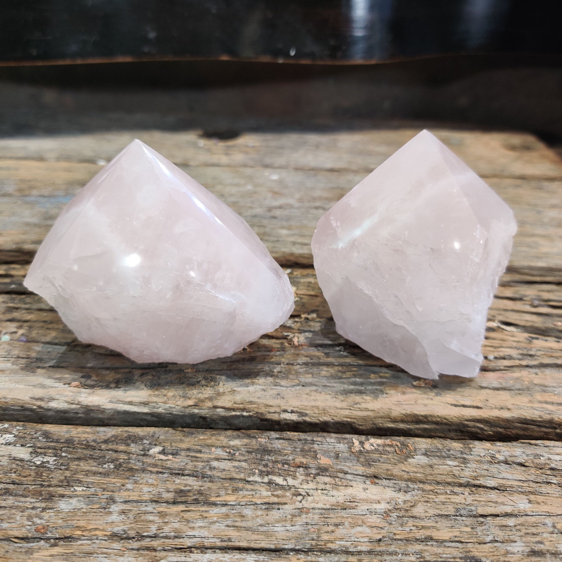 Standing Rose Quartz Point - Rivendell Shop