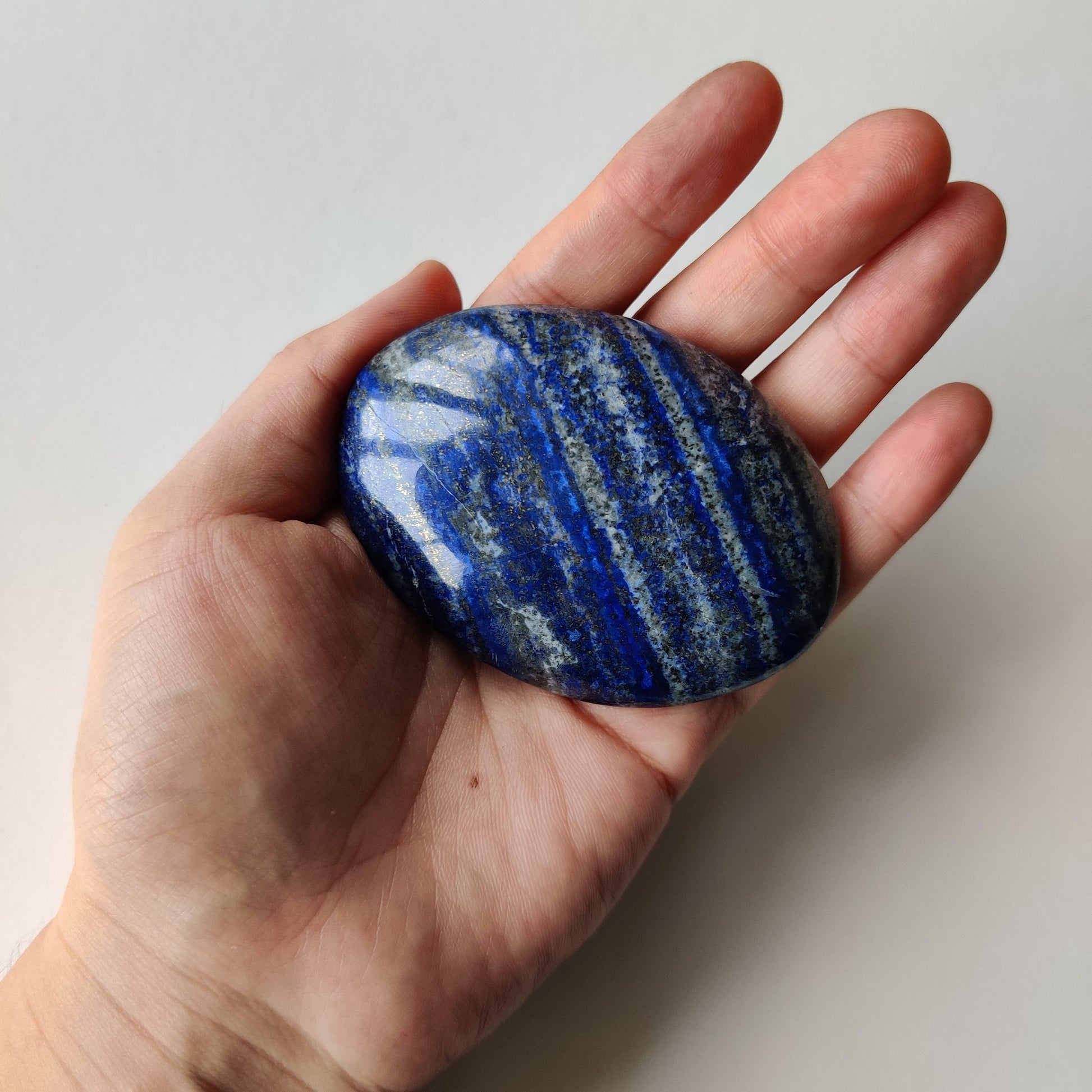 Large Lapis Lazuli Palm Stone - Rivendell Shop