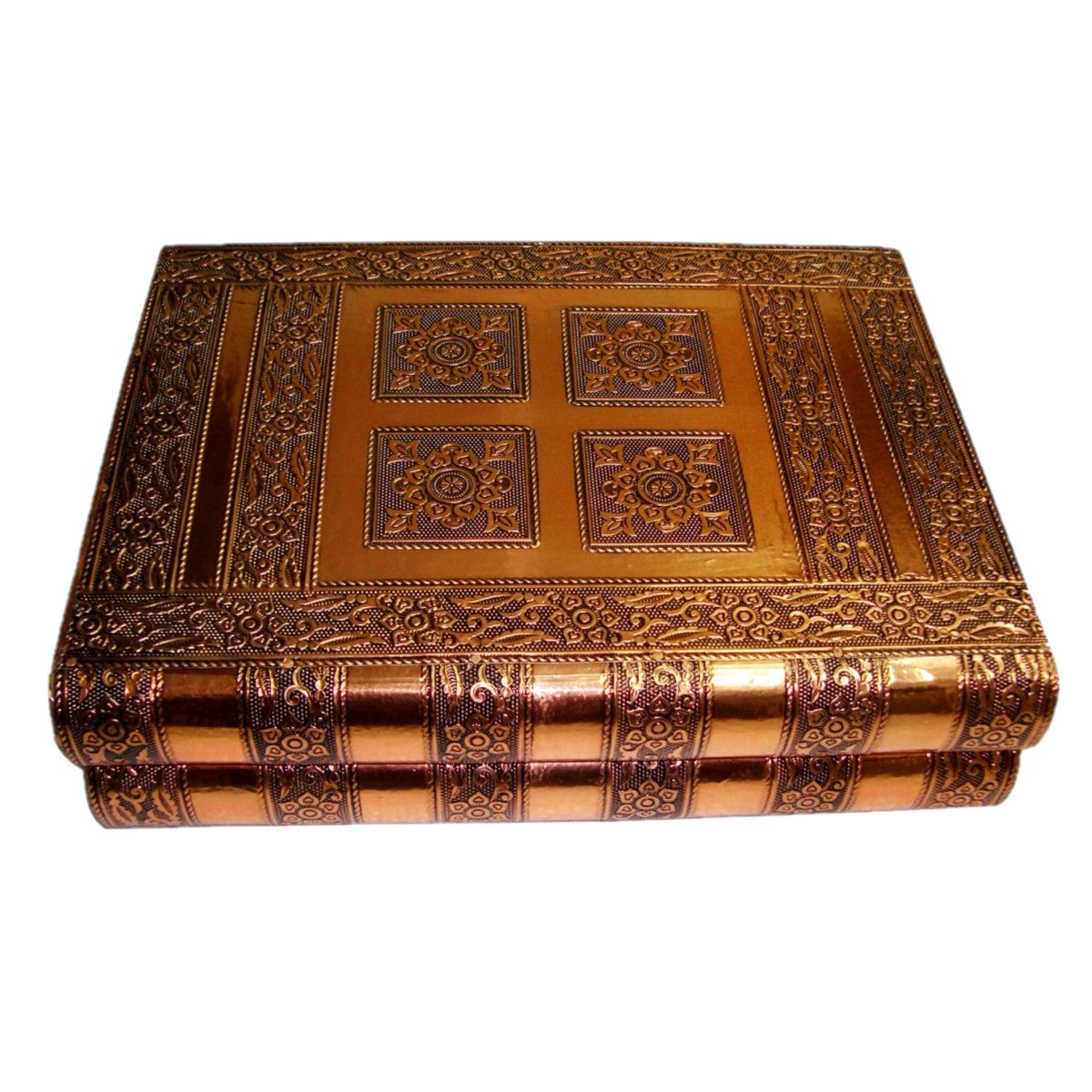 Copper Finish Jewellery Box - Rivendell Shop