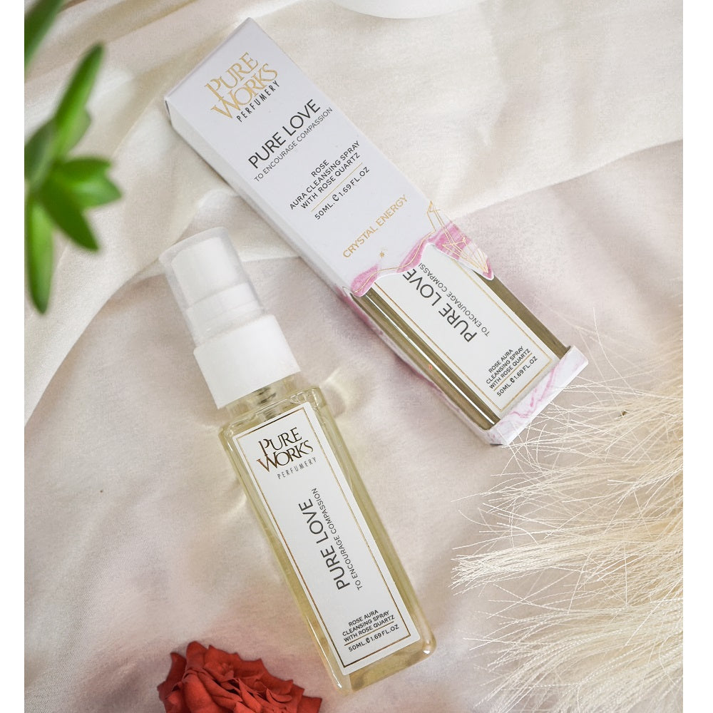 Rose Aura Cleansing Spray - Rose Quartz - Rivendell Shop