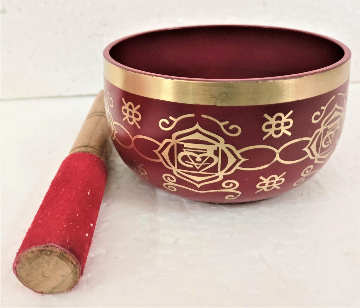 Red Chakra Singing Bowl - Rivendell Shop