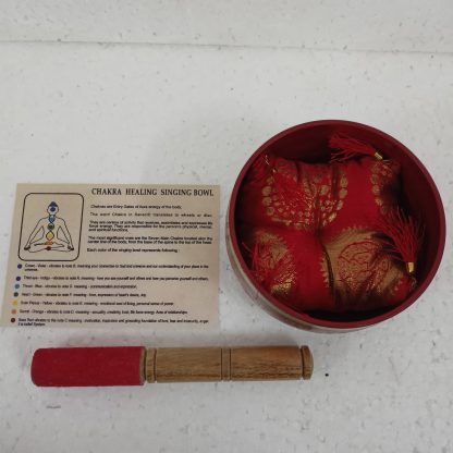 Red Chakra Singing Bowl - Rivendell Shop