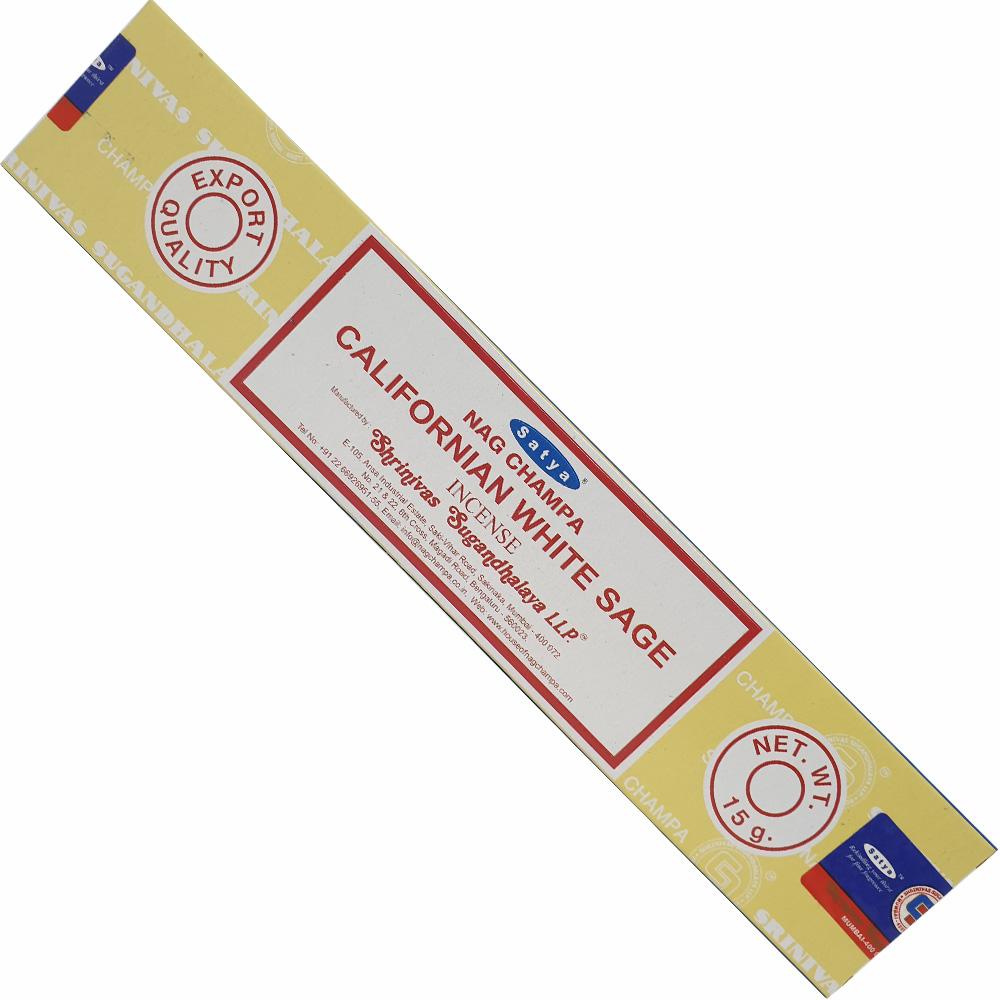 Satya California White Sage Incense 15gm - Rivendell Shop