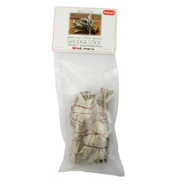 White Sage Smudge 4 inch P2 - Rivendell Shop