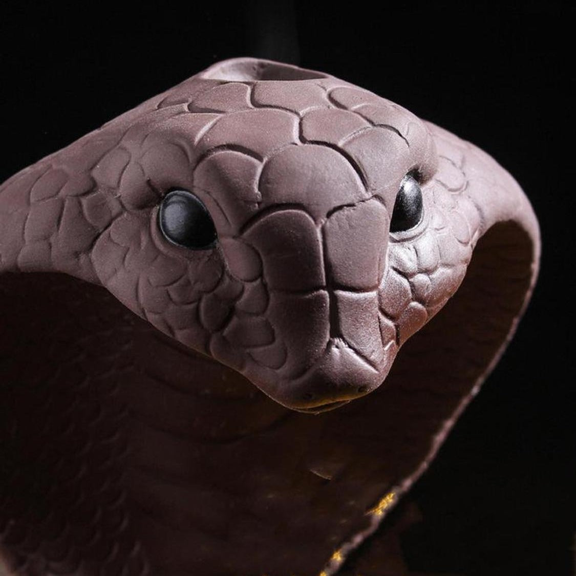 Cobra Snake Backflow Incense Burner (Matte) - Rivendell Shop