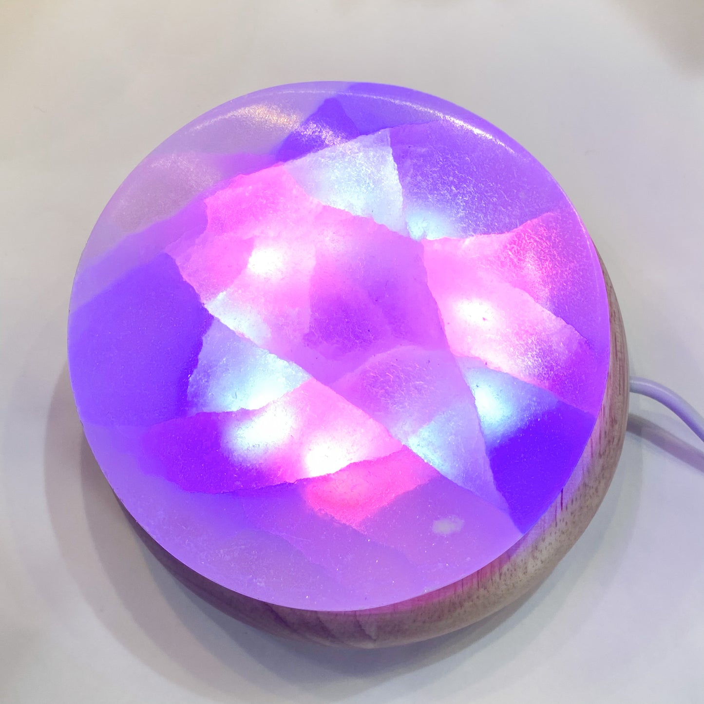 Selenite LED Base 4.5inch - Rivendell Shop