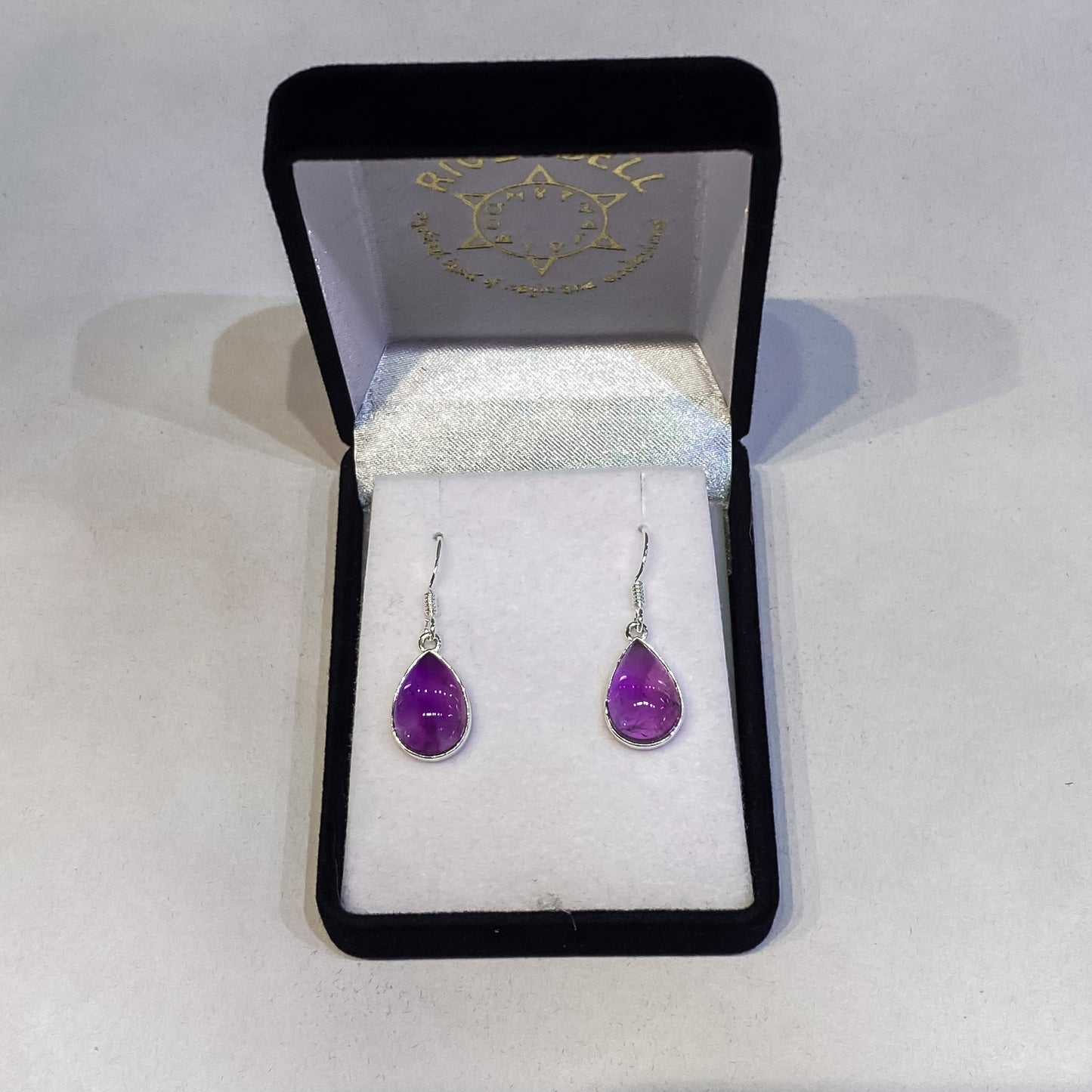 Amethyst Earrings - Teardrop - Rivendell Shop