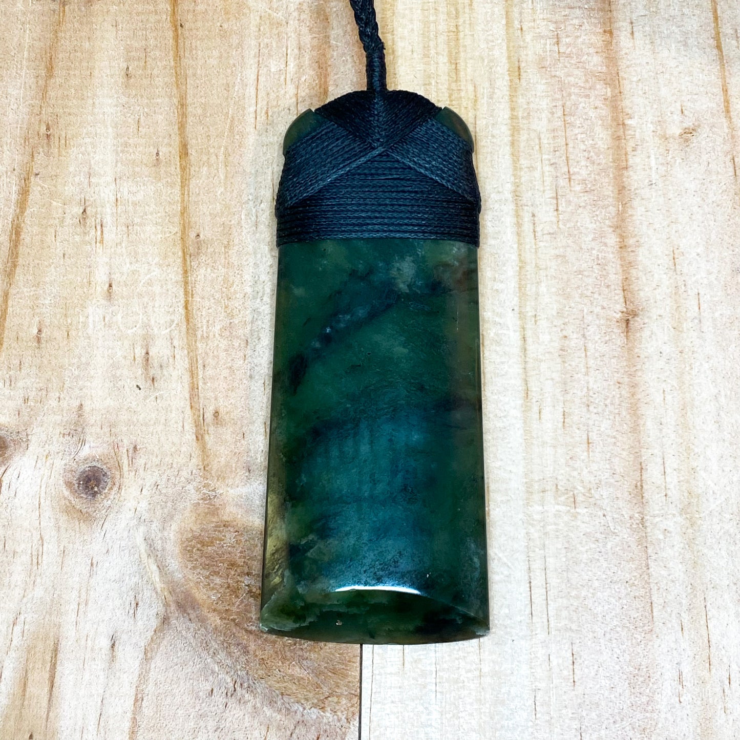 Greenstone Toki Pendant 90x35mm - Rivendell Shop