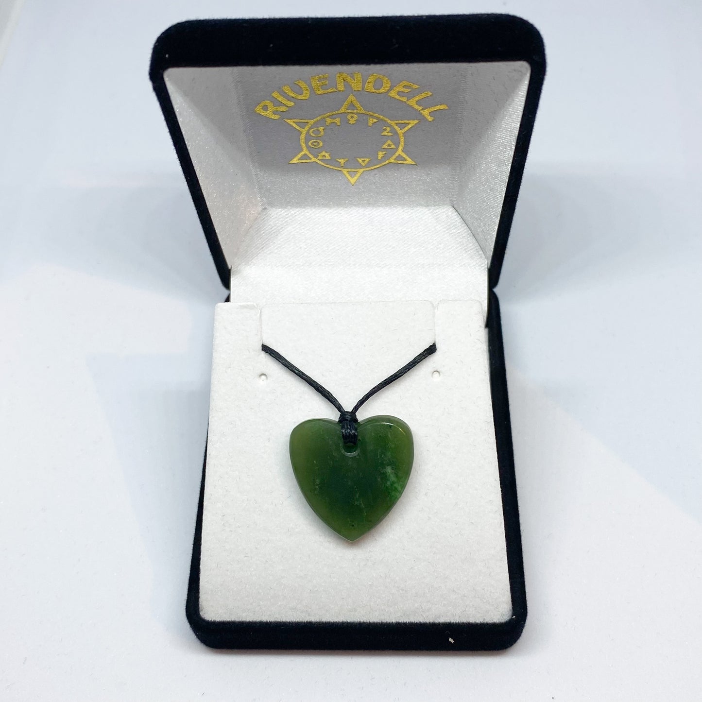 Heart Greenstone Pendant - Small - Rivendell Shop