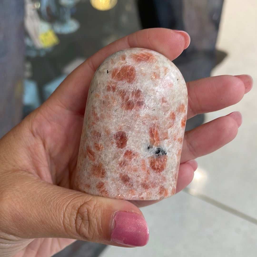 Polished Standing Sunstone Crystals - Rivendell Shop