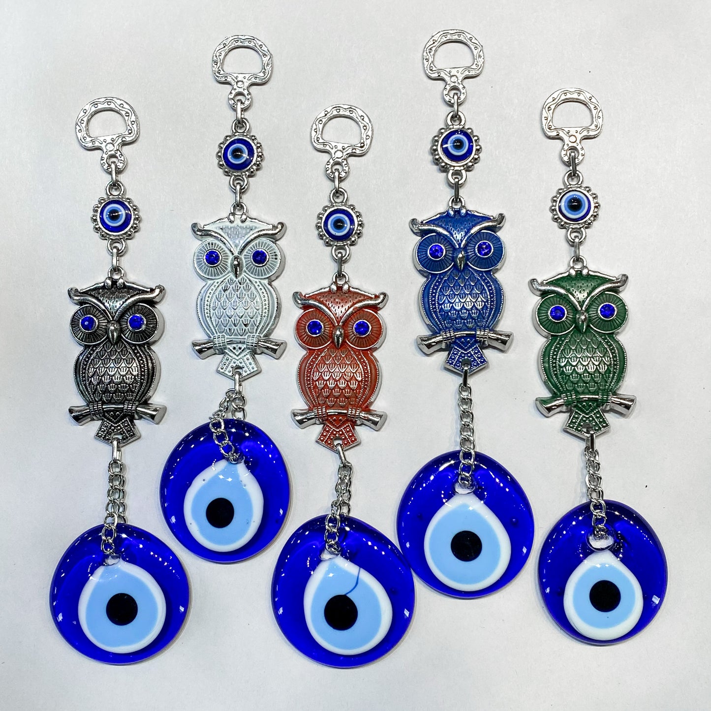 Evil Eye Keychain - Owl - Rivendell Shop