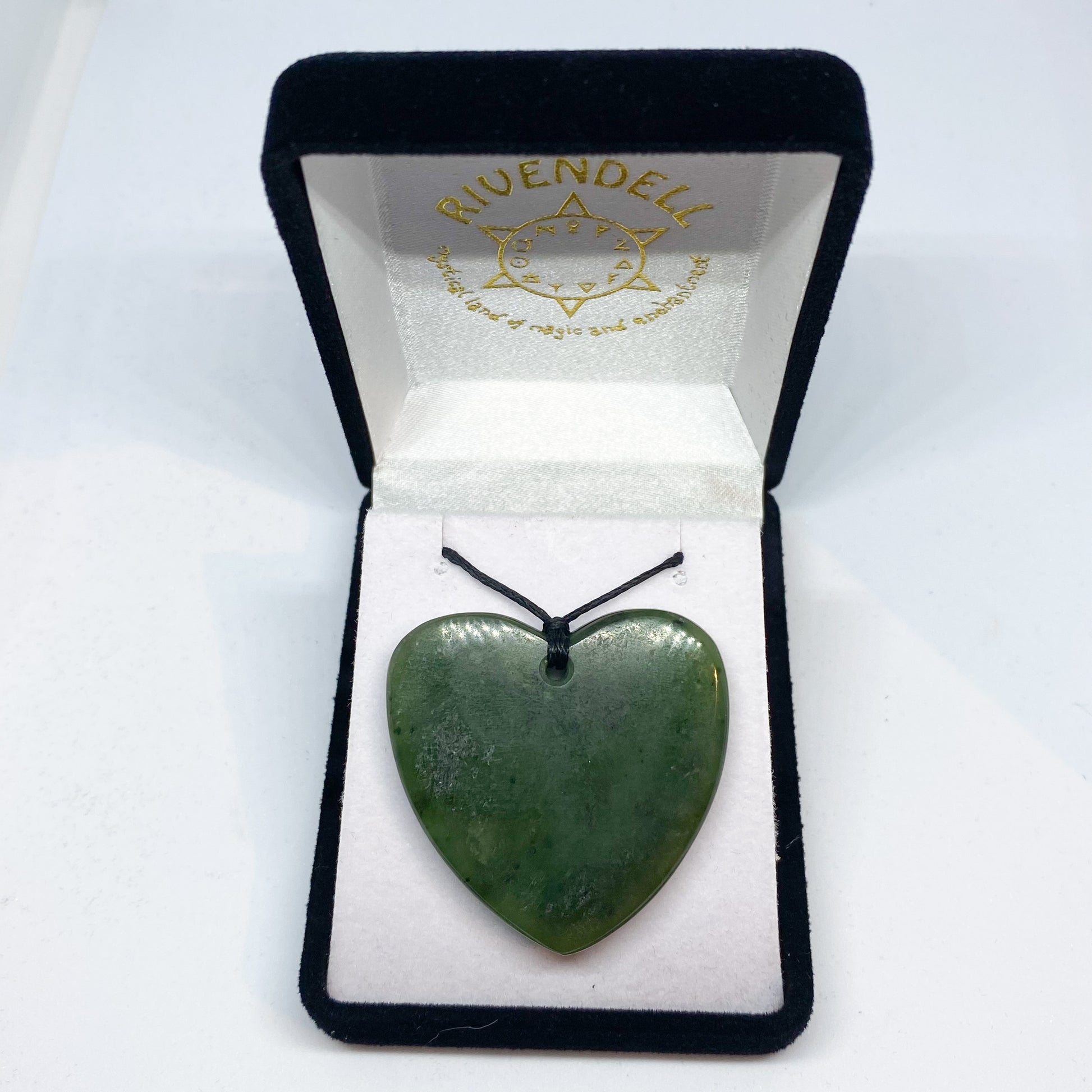 Heart Greenstone Pendant - Rivendell Shop