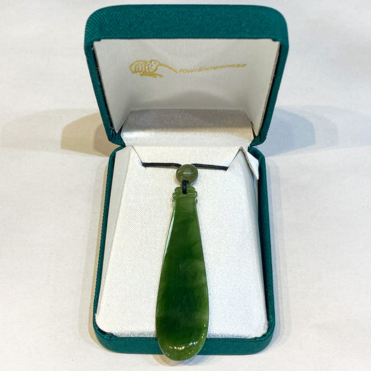 Pounamu Greenstone Patu Club Pendant 62x18mm - Rivendell Shop