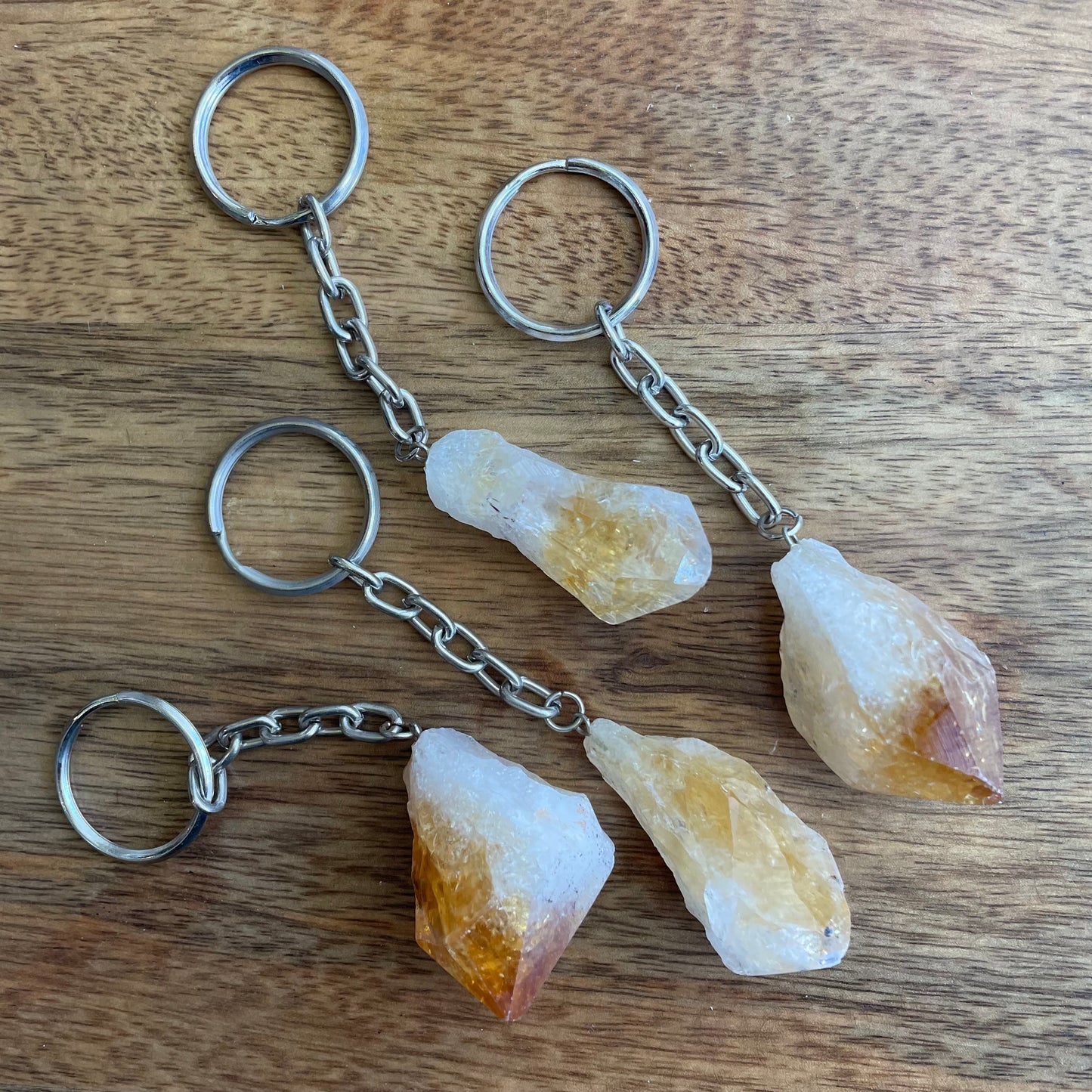 Citrine Key Ring - Assorted - Rivendell Shop