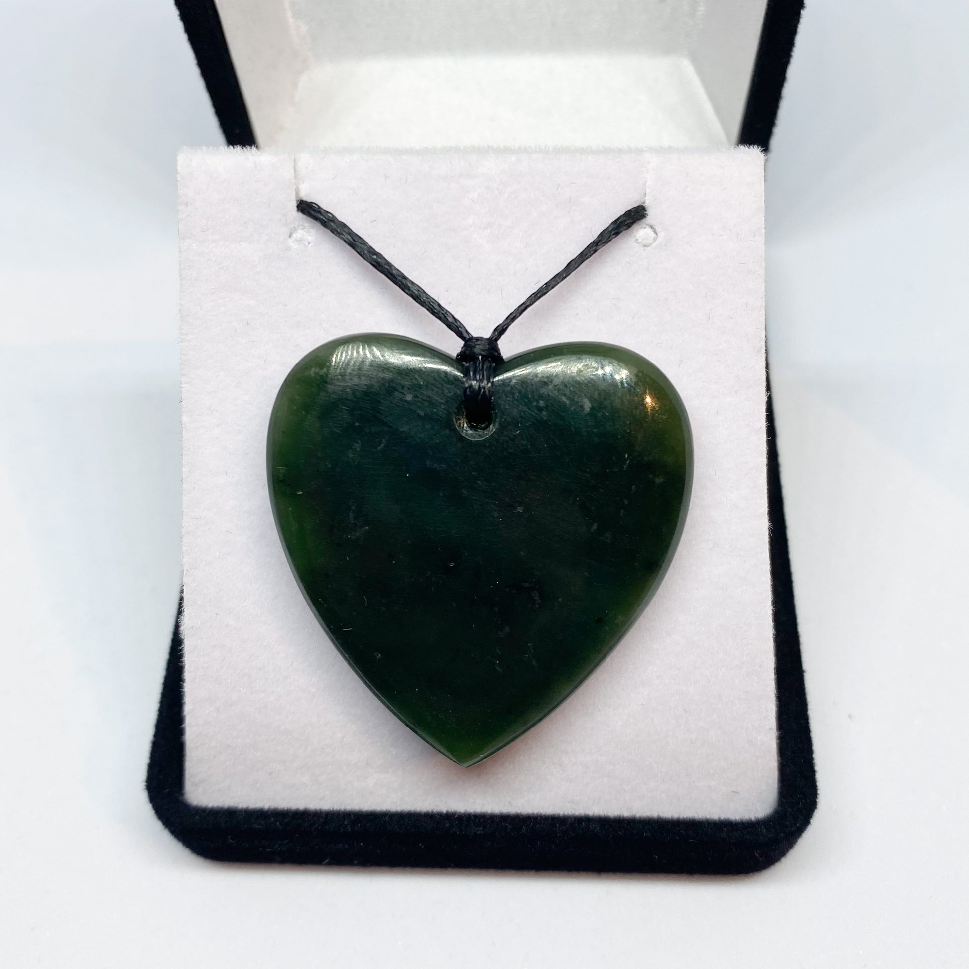 Heart Greenstone Pendant - Rivendell Shop