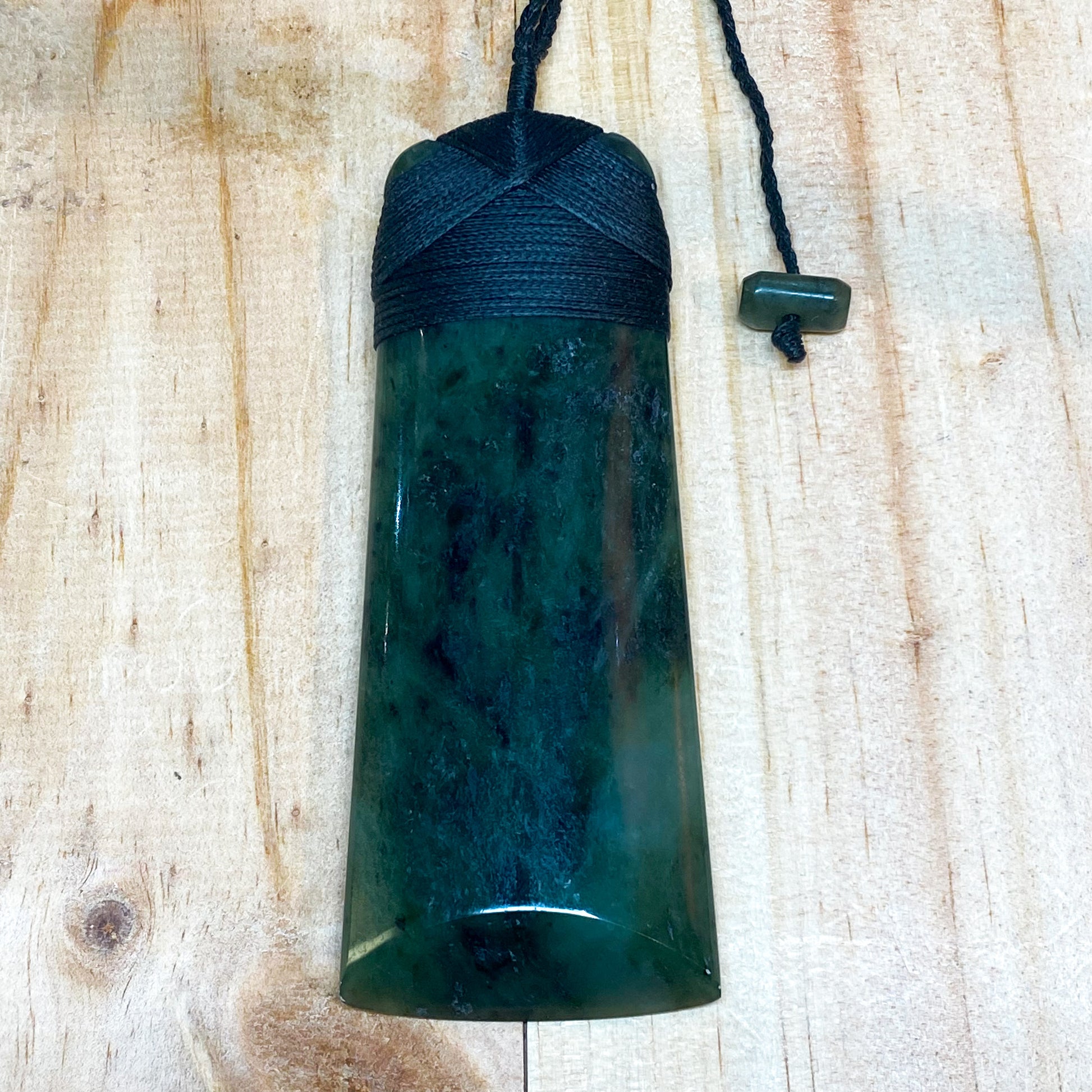 Greenstone Toki Pendant 100x35mm - Rivendell Shop