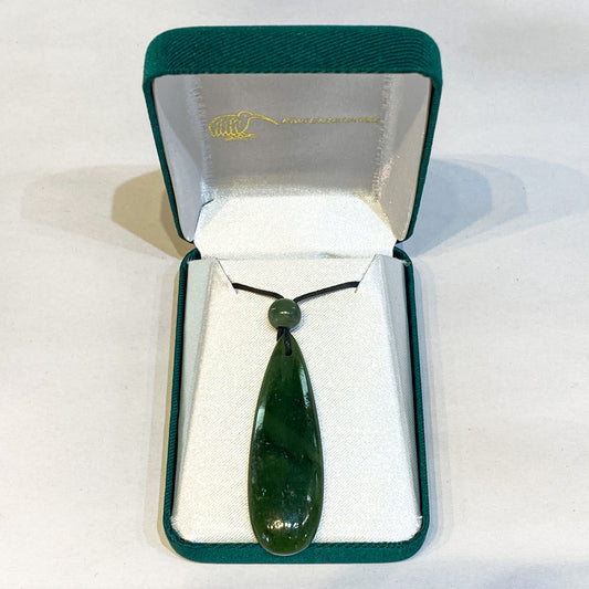 Teardrop Greenstone Pendant - Roimata - Rivendell Shop