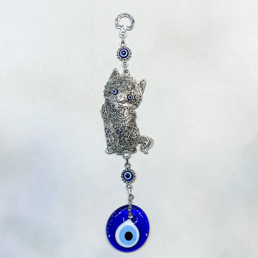 Evil Eye Hanging - Cat - Rivendell Shop