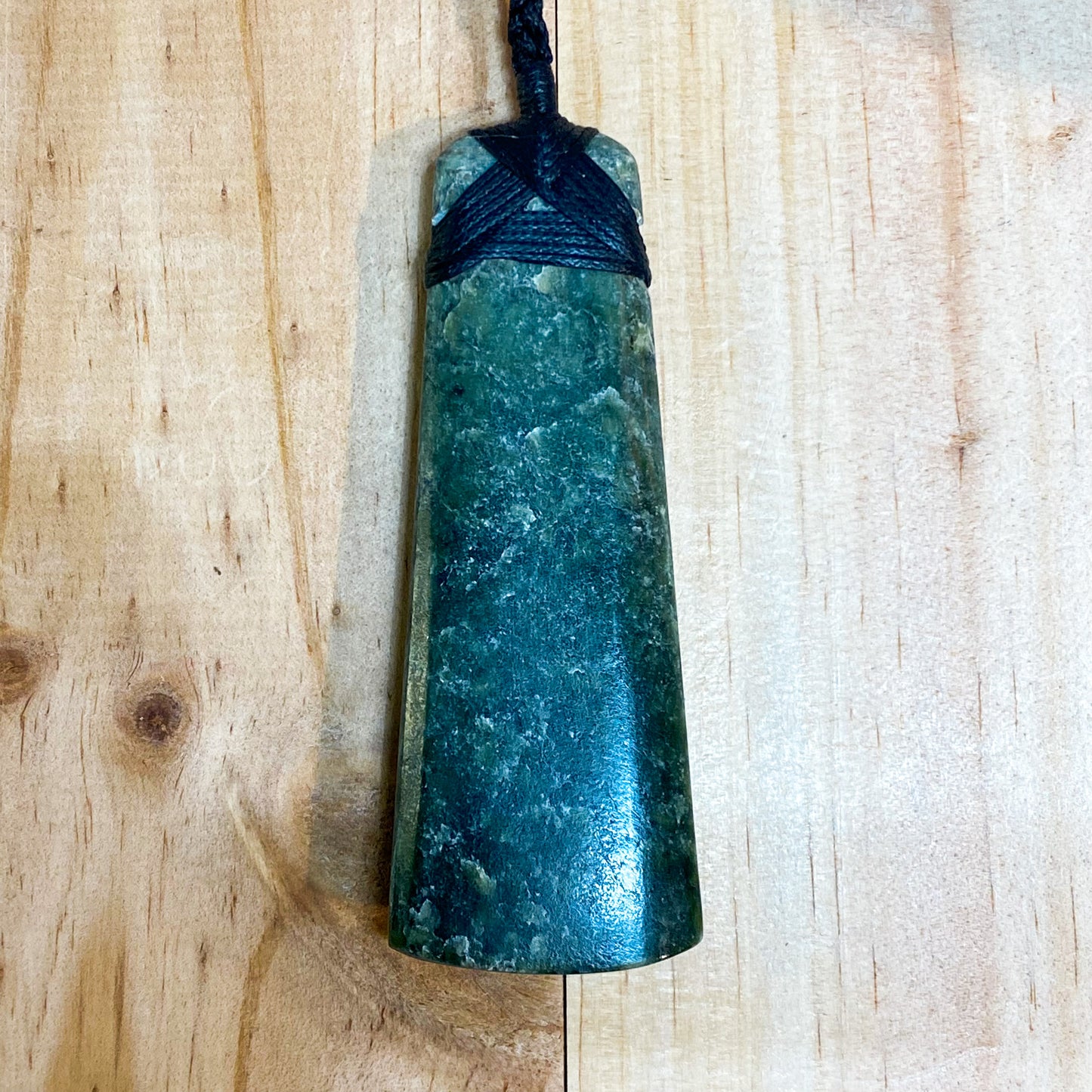 Greenstone Toki Pendant 85x30mm - Rivendell Shop