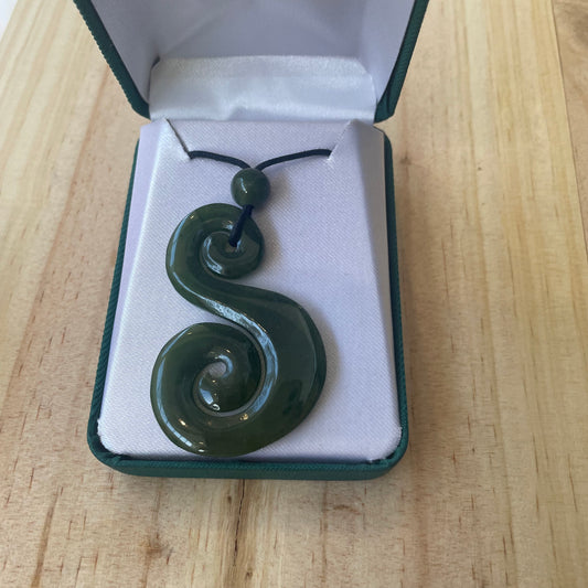 Double Spiral Pendant 5cm - Rivendell Shop