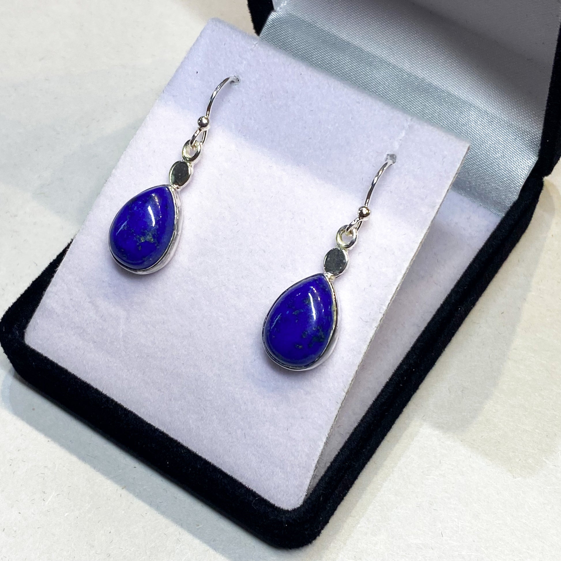 Lapis Lazuli Earrings - Teardrop - Rivendell Shop