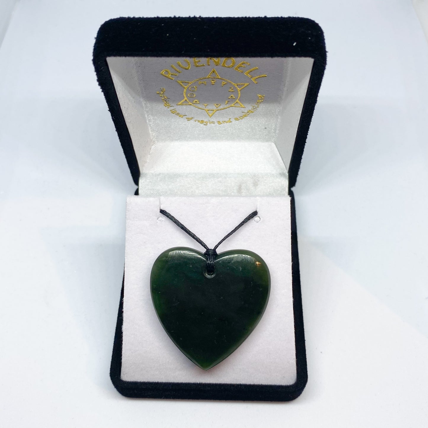 Heart Greenstone Pendant - Rivendell Shop