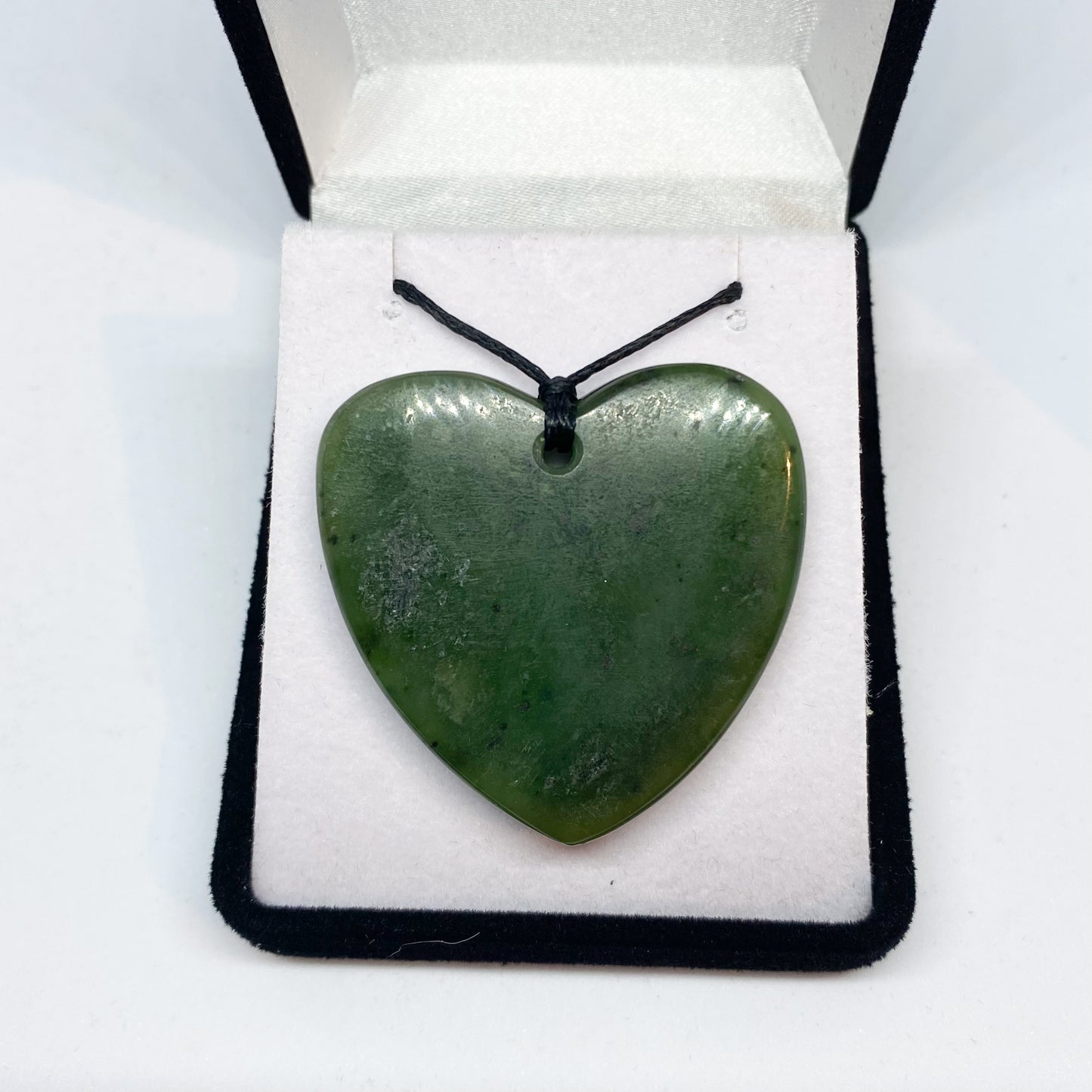 Heart Greenstone Pendant - Rivendell Shop