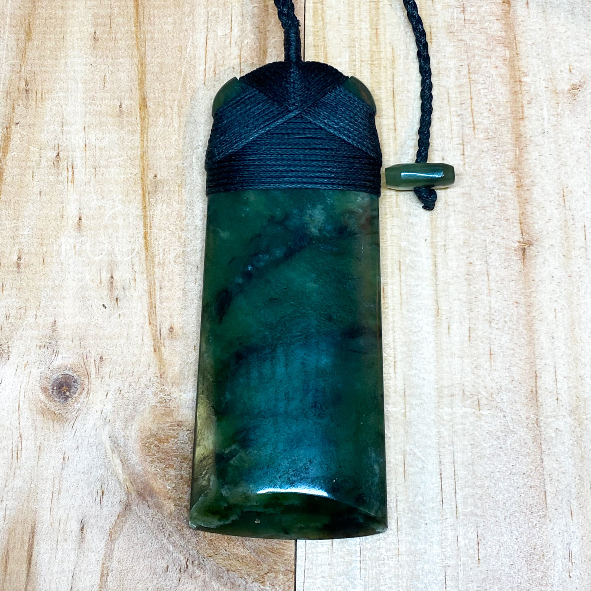 Greenstone Toki Pendant 90x35mm - Rivendell Shop