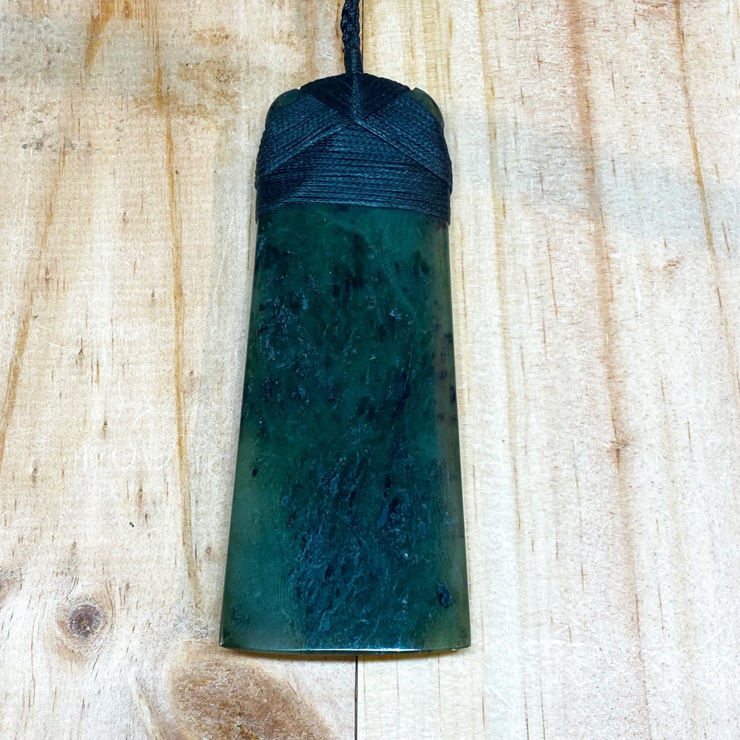 Greenstone Toki Pendant 100x35mm - Rivendell Shop