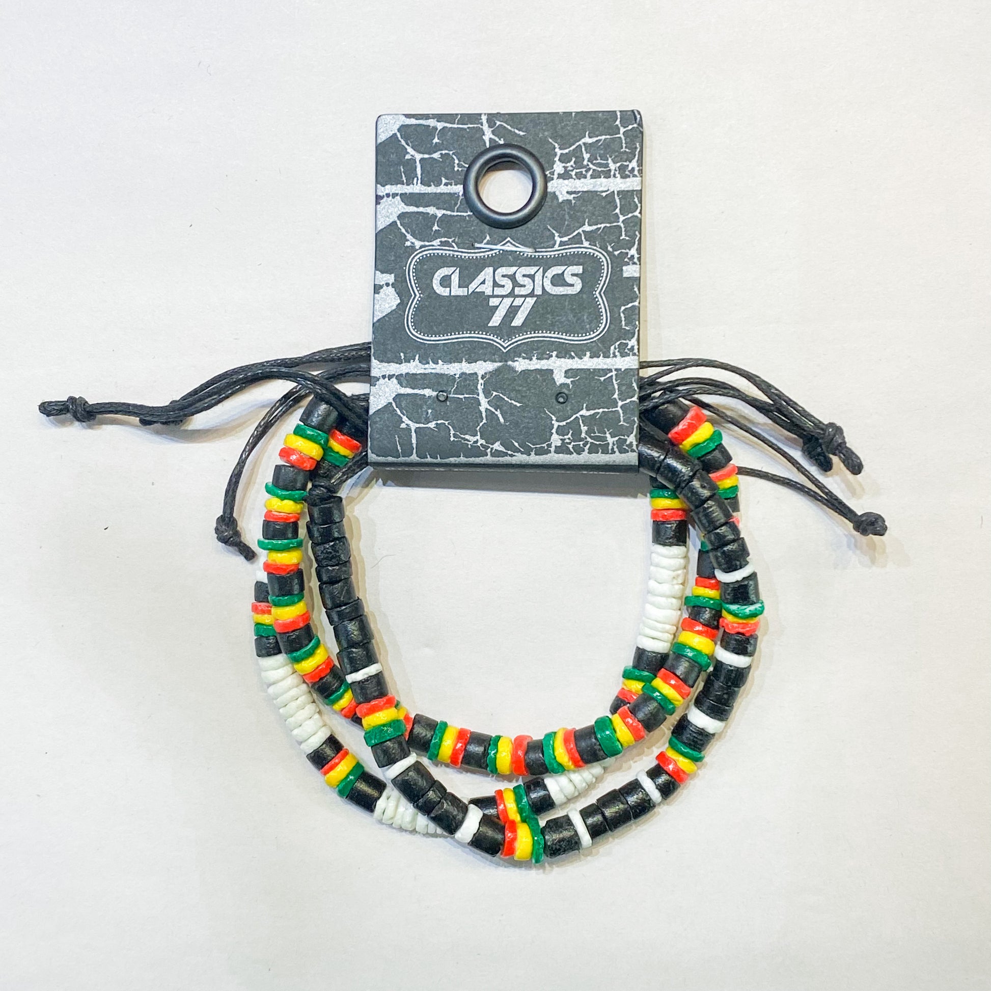 Rasta Bead Bracelets - 3 Piece Set - Rivendell Shop