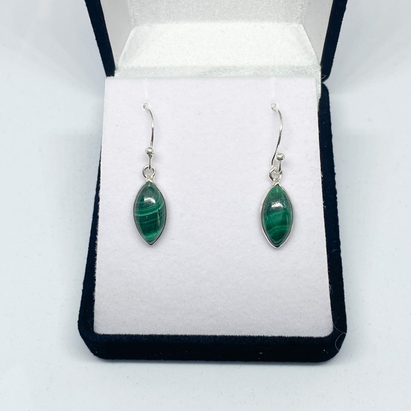 Malachite Drop Earrings - Rivendell Shop