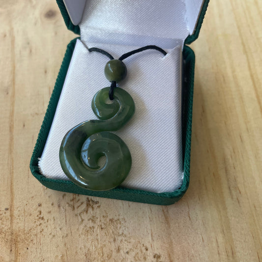 Double Spiral Pendant 3cm - Rivendell Shop