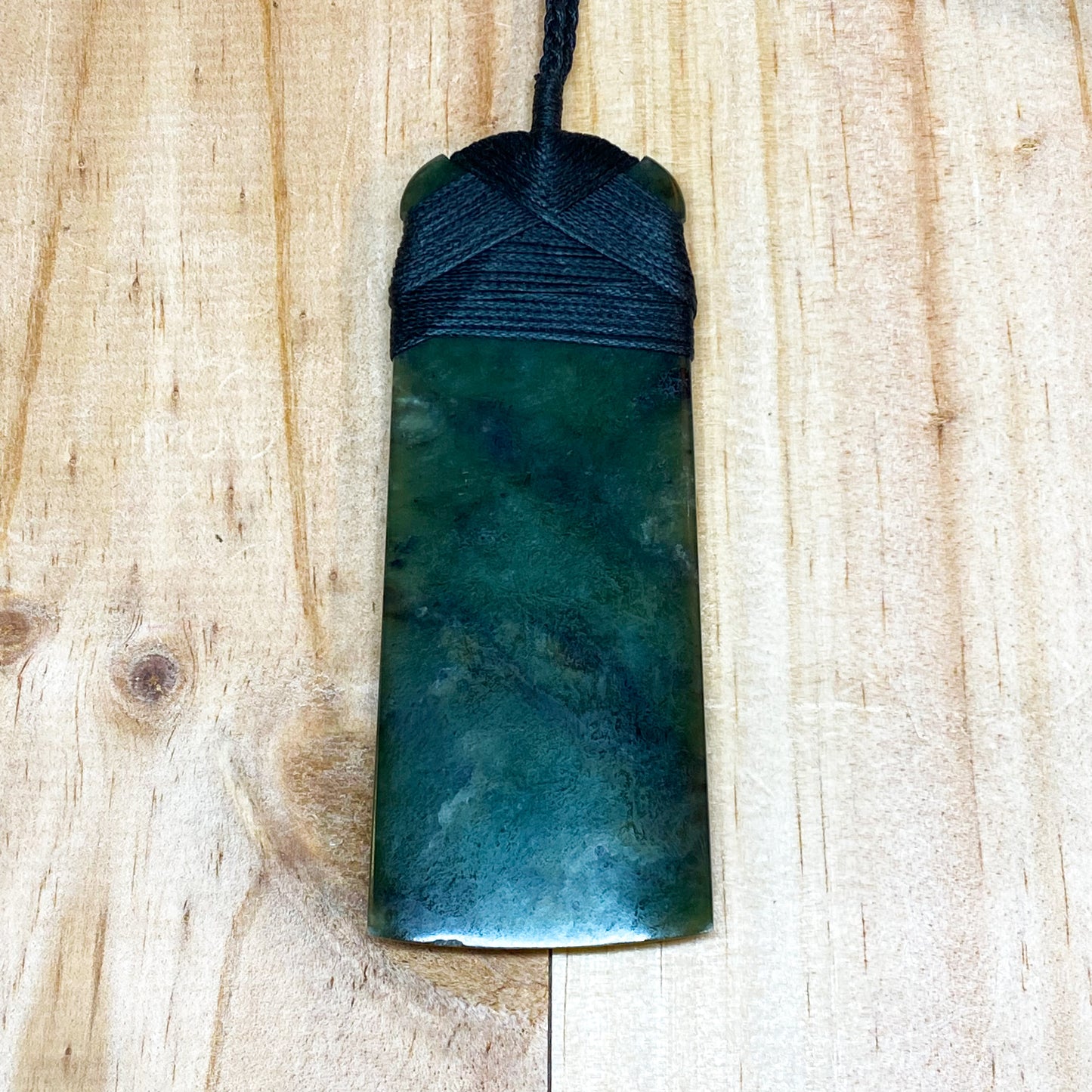 Greenstone Toki Pendant 90x35mm - Rivendell Shop