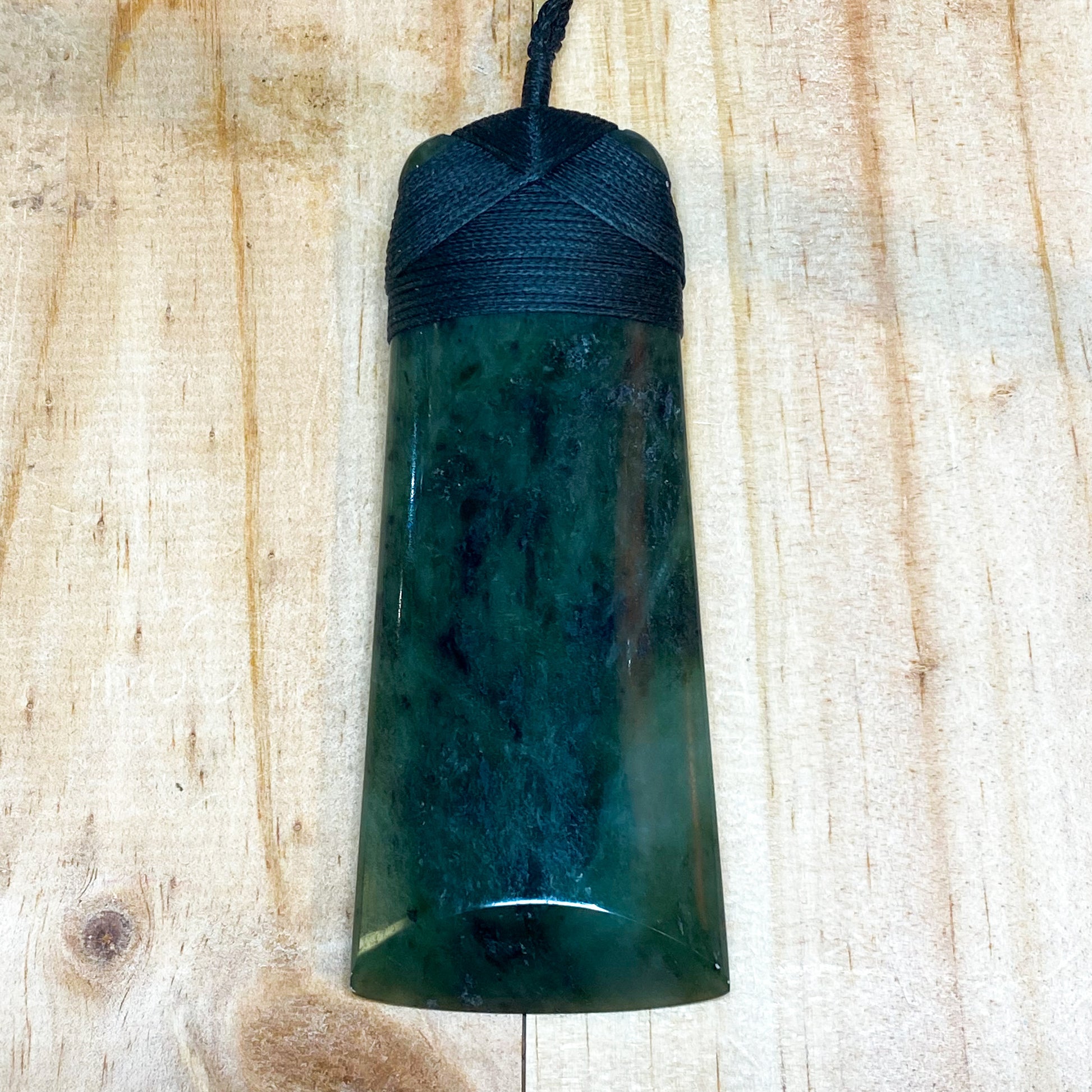 Greenstone Toki Pendant 100x35mm - Rivendell Shop