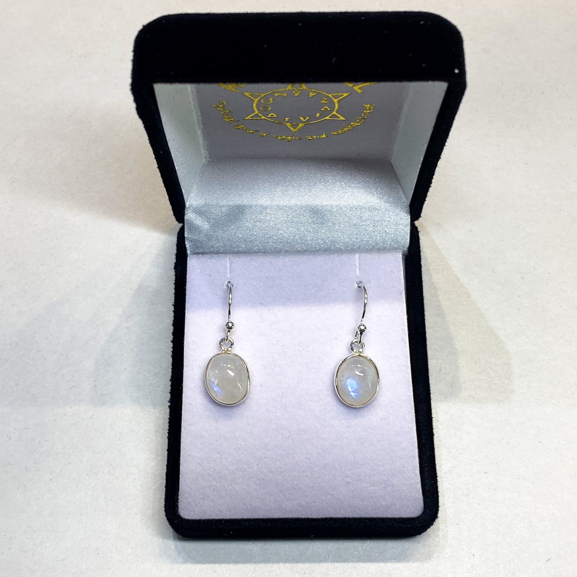 Moonstone Earrings - Oval - Rivendell Shop